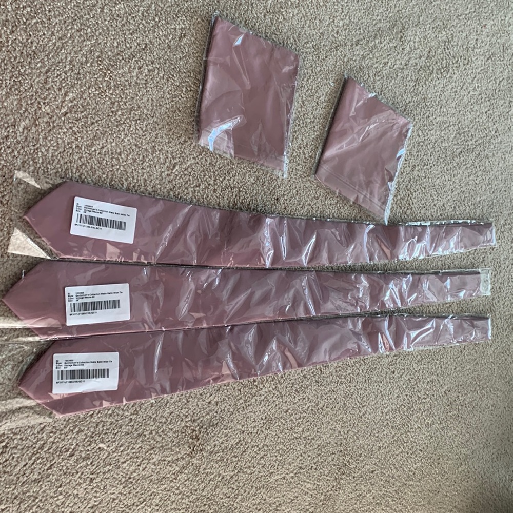 Ties and Pocket Squares - Azazie (Vintage Mauve)